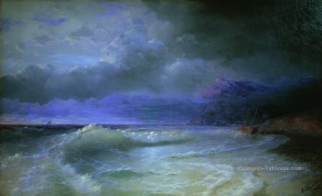 vague 1895 Romantique Ivan Aivazovsky russe Peinture à l'huile